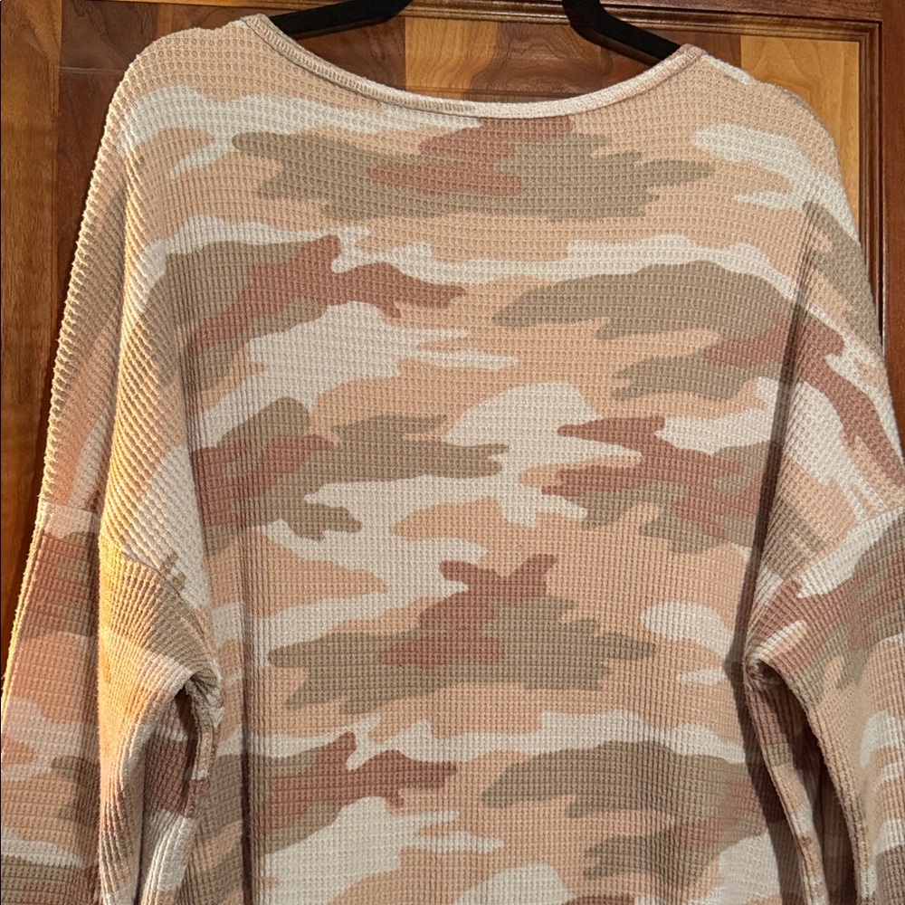 AMERICAN EAGLE | Women's Waffle Vneck Tunic size XL - Picture 6 of 8